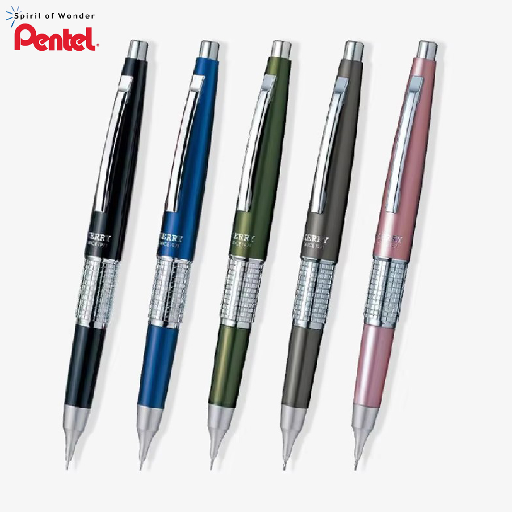 Pentel Pen Energel - 1 ชิ้น ญี่ปุ่นเพนเทล เคอร์รี่ดินสอกดโลหะ P1035 0.5