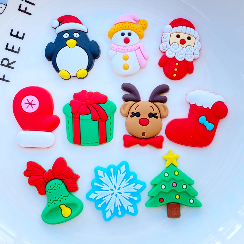 20Pcs ใหม่น่ารักการ์ตูนคริสต์ม - Embellishment Glue Craft บทวิจารณ์และราคา