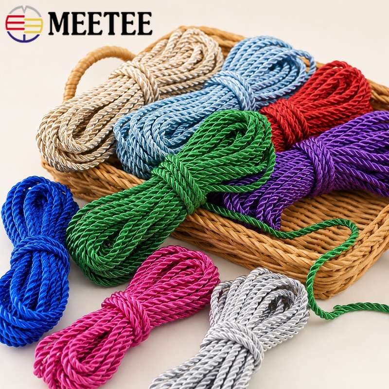 เชือกไนลอนผสมฝ้ายถัก 3 เส้น ขน - Cord Trim Twisted บทวิจารณ์และราคา