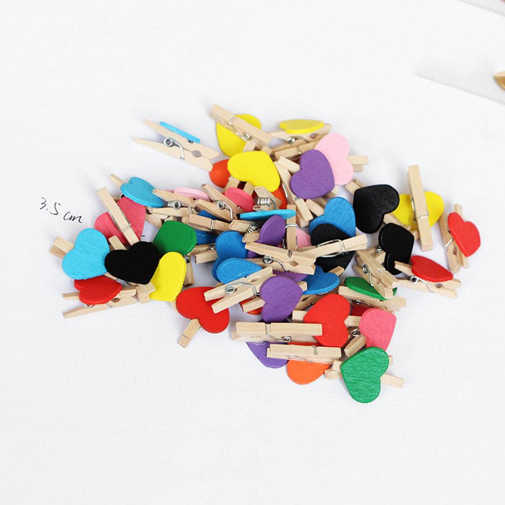 คลิปหนีบผ้าไม้ขนาดเล็ก 50 ชิ้น - Craft Embellishment บทวิจารณ์และราคา