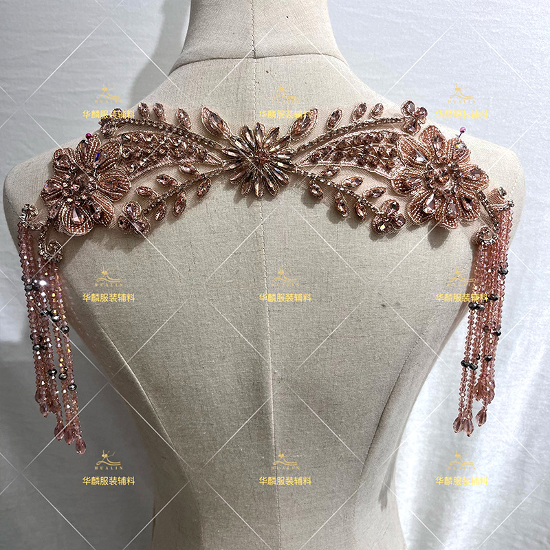 ริบบิ้นประดับลูกปัดด้วยมือพร้อ - Beaded Trim Fringe บทวิจารณ์และราคา