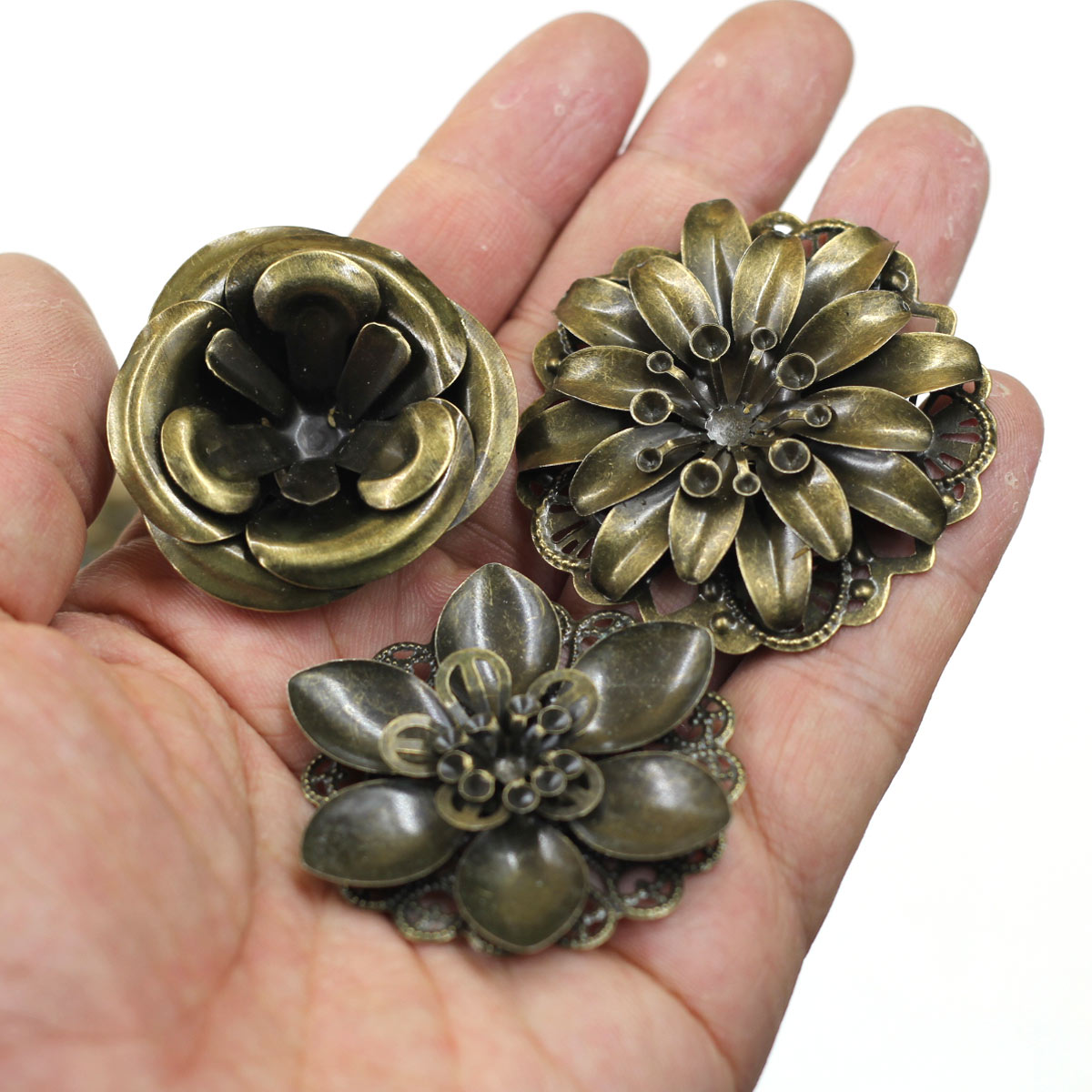 6 ชิ้น Embellishments ผสมดอกไม - Craft Embellishment บทวิจารณ์และราคา