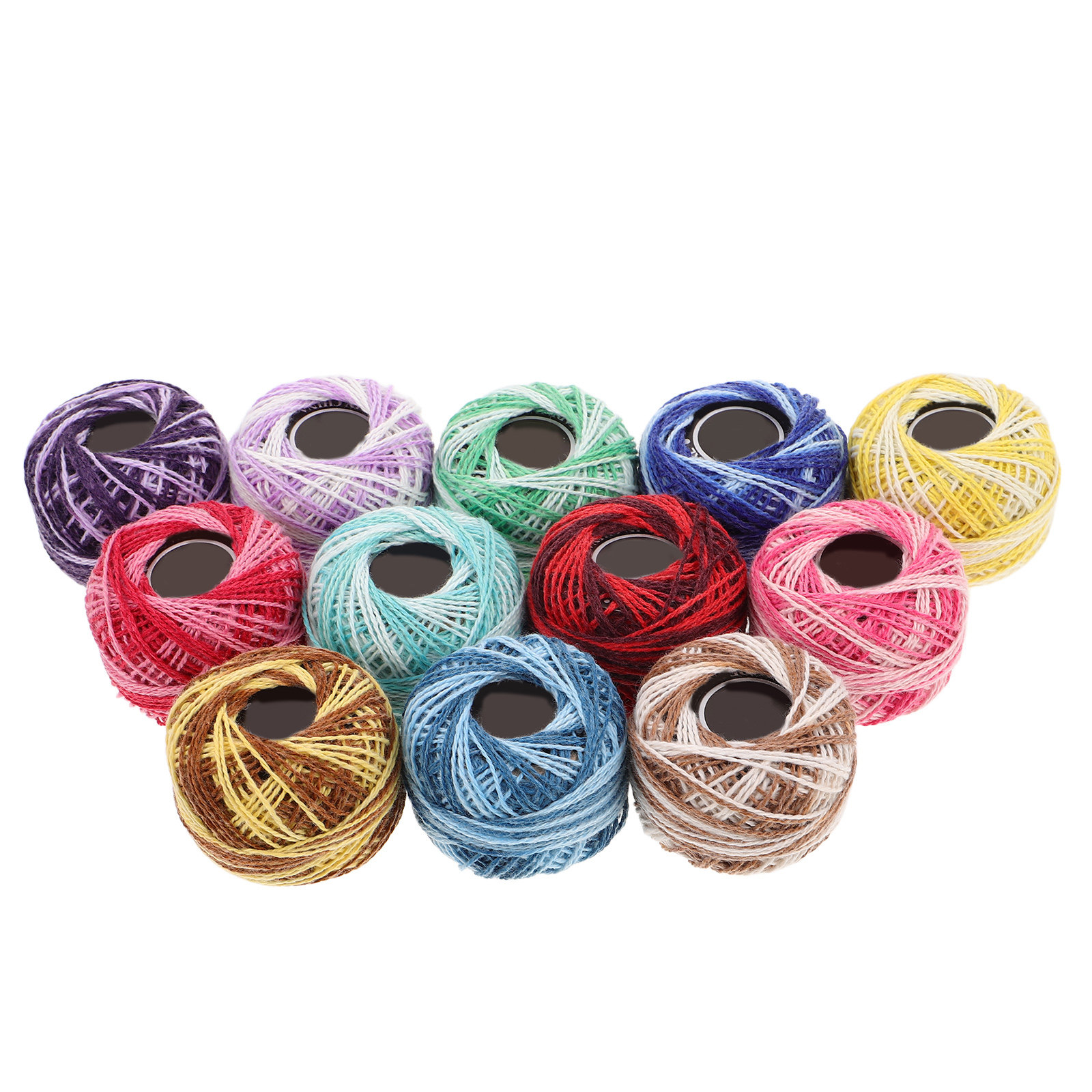 ชุดด้ายปักผ้าฝ้าย 12 ชิ้น สีสั - Embroidery Craft บทวิจารณ์และราคา
